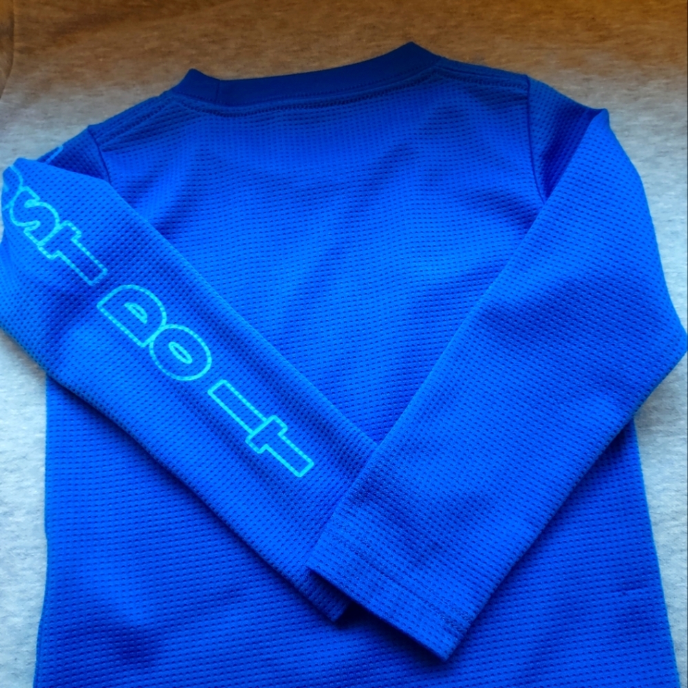 Long sleeve blue shirt